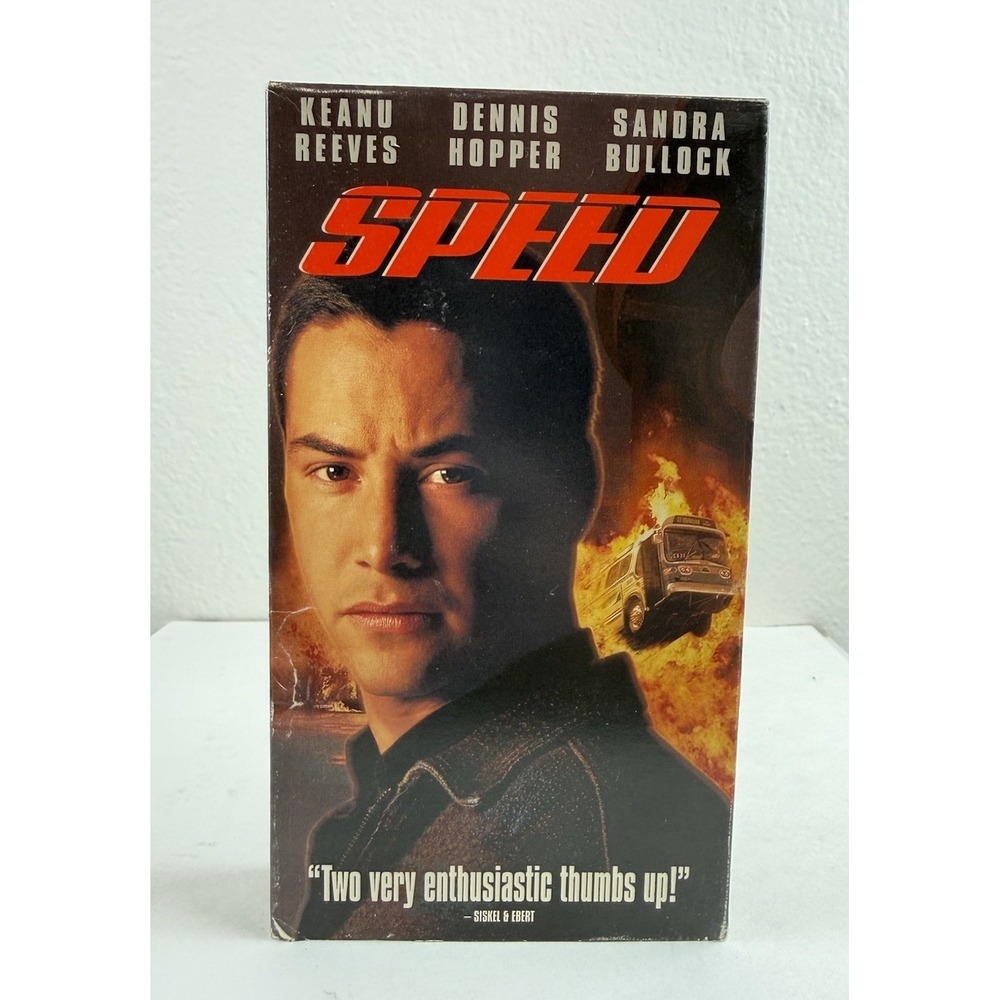 Speed VHS‎ 1994 Fox Video Keanu Reeves Sandra Bullock Dennis Hopper Tested R
